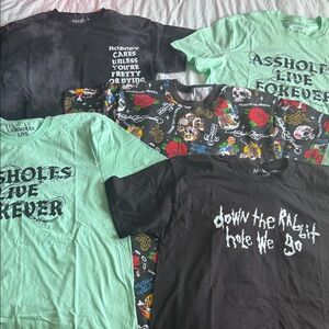 $9 MYSTERY T-SHIRT | assholes live forever size medium